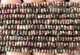 CRB5450 15 inches 2.5*4mm rondelle leopard skin jasper beads