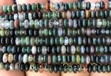 CRB5463 15 inches 2.5*4mm rondelle Indian agate beads wholesale