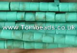 CRB5522 15 inches 2*2mm heishi synthetic turquoise beads wholesale