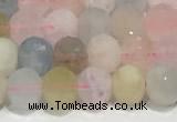 CRB5697 15 inches 6*6mm morganite beads wholesale