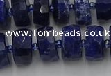 CRB583 15.5 inches 8*14mm faceted rondelle sodalite beads