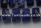 CRB585 15.5 inches 8*18mm faceted rondelle sodalite beads