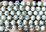 CRB6018 15 inches 6*8mm faceted rondelle sesame jasper beads