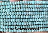CRB6161 15 inches 4*6mm faceted rondelle amazonite beads