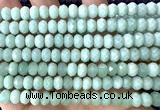 CRB6238 15 inches 5*8mm faceted rondelle green aventurine jade beads