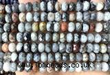 CRB6273 15 inches 5*8mm faceted rondelle eagle eye jasper beads