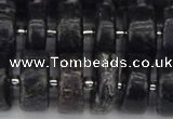 CRB634 15.5 inches 7*14mm tyre charoite gemstone beads