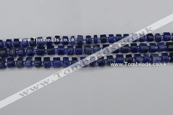 CRB638 15.5 inches 5*8mm tyre sodalite gemstone beads