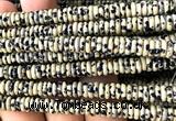 CRB6530 15 inches 2*6mm rondelle dalmatian jasper beads