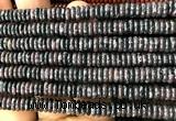CRB6536 15 inches 2*6mm rondelle flame jasper beads wholesale