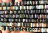 CRB6543 15 inches 2*6mm rondelle Indian agate beads wholesale