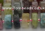 CRB674 15.5 inches 7*14mm tyre mixed gemstone beads wholesale