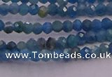 CRB700 15.5 inches 2*3mm faceted rondelle apatite gemstone beads