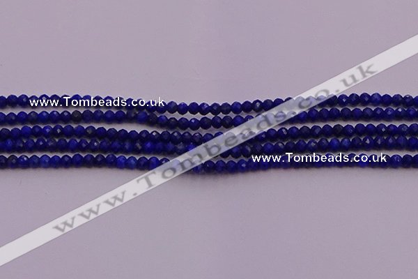 CRB701 15.5 inches 2*3mm faceted rondelle lapis lazuli beads