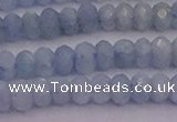 CRB710 15.5 inches 2.5*4mm faceted rondelle aquamarine beads