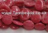 CRC10 16 inches 10mm coin rhodochrosite gemstone beads wholesale