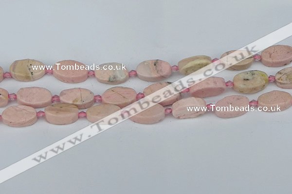 CRC1012 15.5 inches 10*18mm oval rhodochrosite gemstone beads