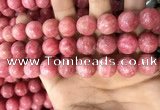 CRC1052 15.5 inches 14mm round rhodochrosite beads wholesale