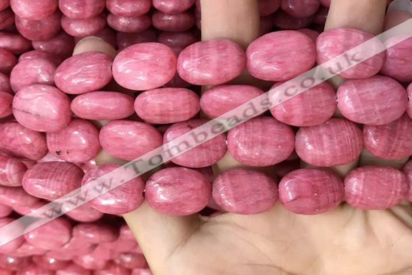 CRC1063 15.5 inches 13*18mm oval rhodochrosite beads wholesale