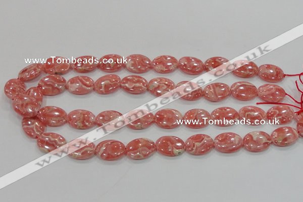 CRC107 15.5 inches 15*20mm oval natural argentina rhodochrosite beads