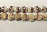 CRC1071 15.5 inches 25mm flat round rhodochrosite beads