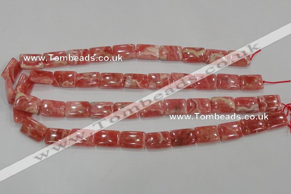 CRC108 15.5 inches 13*18mm rectangle natural argentina rhodochrosite beads