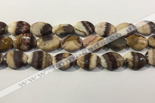 CRC1081 15.5 inches 18*25mm oval rhodochrosite beads wholesale