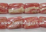 CRC109 15.5 inches 15*20mm rectangle natural argentina rhodochrosite beads