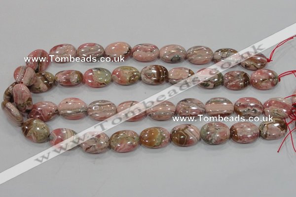 CRC113 15.5 inches 15*20mm oval natural argentina rhodochrosite beads