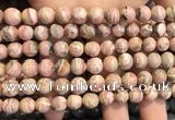 CRC1150 15.5 inches 8mm round rhodochrosite gemstone beads