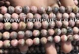 CRC1151 15.5 inches 9mm round rhodochrosite gemstone beads