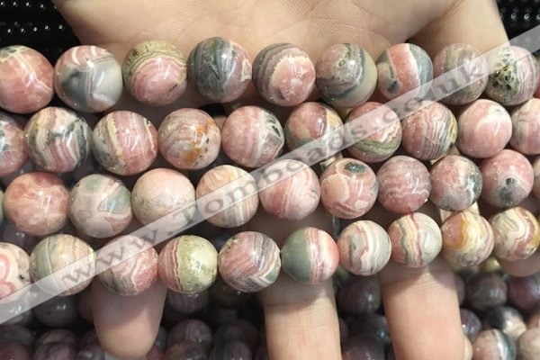 CRC1154 15.5 inches 12mm round rhodochrosite gemstone beads