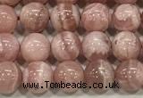 CRC1187 15.5 inches 7mm round Argentina rhodochrosite beads