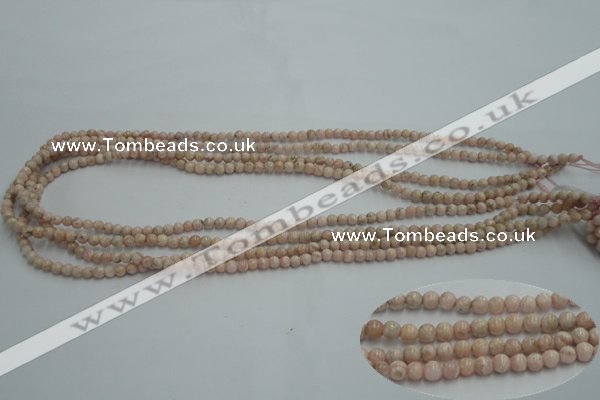 CRC150 15.5 inches 3.5mm round Argentina rhodochrosite beads