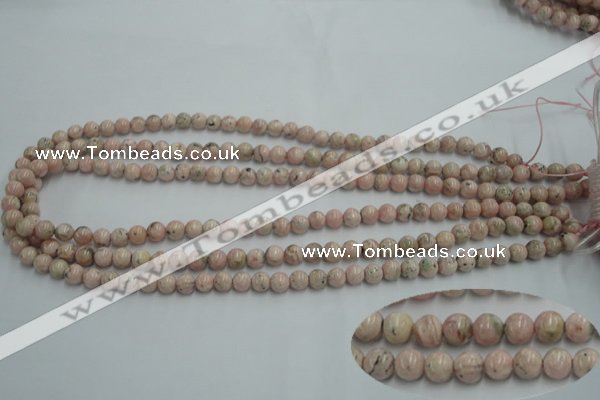 CRC151 15.5 inches 5.5mm round Argentina rhodochrosite beads