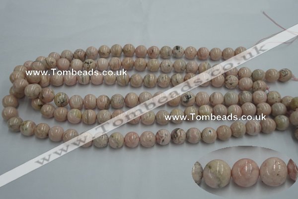 CRC153 15.5 inches 10mm round Argentina rhodochrosite beads