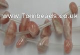 CRC159 15.5 inches 3*6mm - 5*12mm chips Argentina rhodochrosite beads