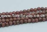 CRC200 16 inches 4mm round rhodochrosite gemstone beads wholesale