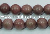 CRC204 16 inches 12mm round rhodochrosite gemstone beads wholesale