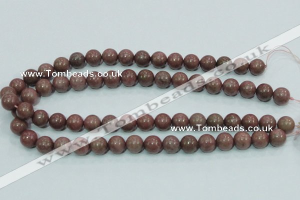 CRC204 16 inches 12mm round rhodochrosite gemstone beads wholesale