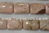 CRC305 15.5 inches 13*18mm rectangle Peru rhodochrosite beads