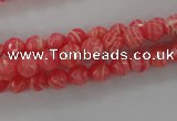 CRC401 15.5 inches 6mm faceted round synthetic rhodochrosite beads