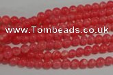 CRC500 15.5 inches 4mm round synthetic rhodochrosite beads