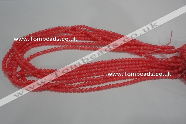 CRC500 15.5 inches 4mm round synthetic rhodochrosite beads