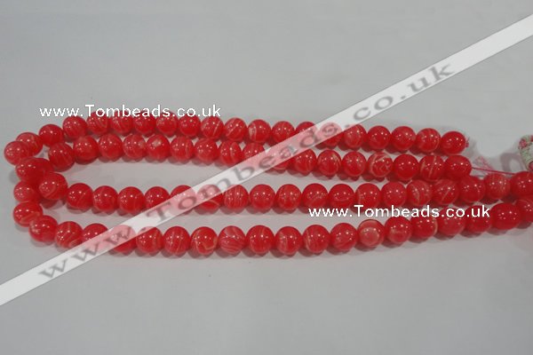 CRC503 15.5 inches 10mm round synthetic rhodochrosite beads