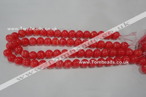 CRC504 15.5 inches 12mm round synthetic rhodochrosite beads
