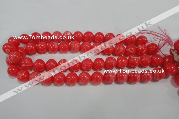 CRC505 15.5 inches 14mm round synthetic rhodochrosite beads