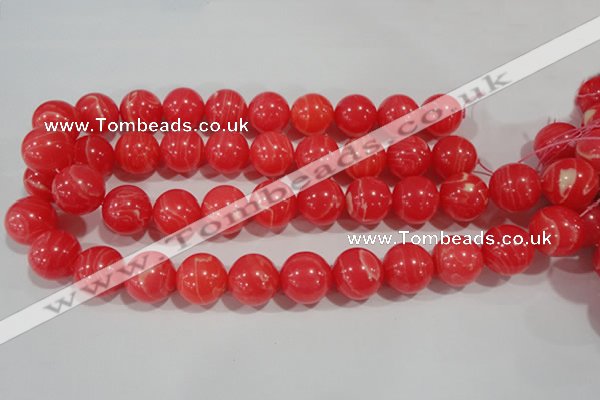 CRC506 15.5 inches 16mm round synthetic rhodochrosite beads