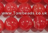 CRC507 15.5 inches 18mm round synthetic rhodochrosite beads