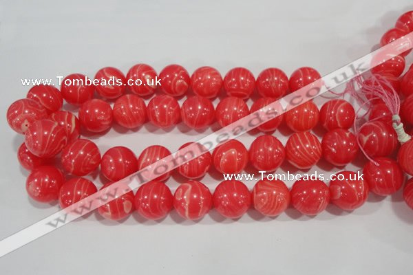 CRC508 15.5 inches 20mm round synthetic rhodochrosite beads